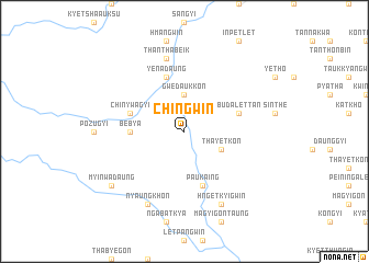 map of Chingwin