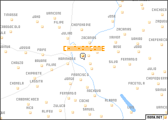 map of Chinhangane