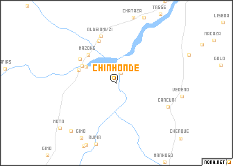 map of Chinhonde