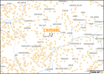 map of Chinihāl