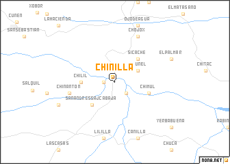 map of Chinillá