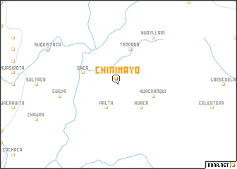 map of Chiñimayo