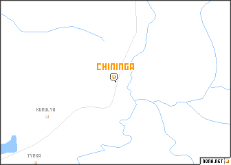 map of Chininga