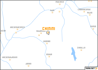 map of Chinini