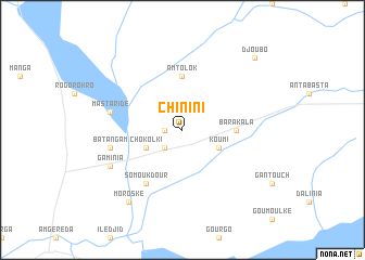 map of Chinini