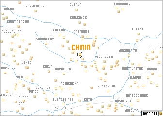 map of Chinin