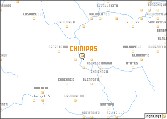 map of Chínipas