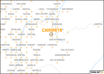 map of Chinipata