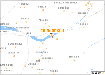 map of Chinjan Kili