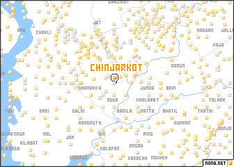 map of Chinjar Kot