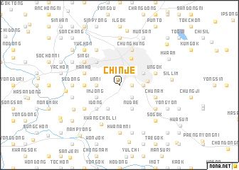 map of Chinje