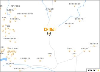 map of Chinji