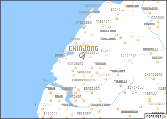 map of Chinjŏng