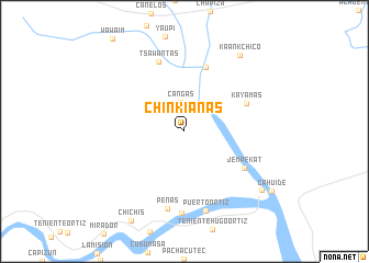 map of Chinkianas