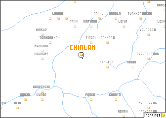 map of Chinlam