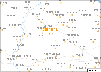 map of Chin-mal