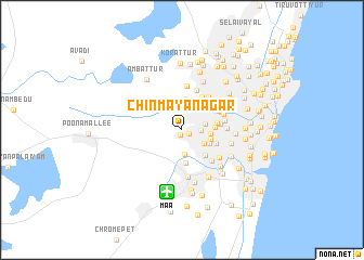 map of Chinmaya Nagar