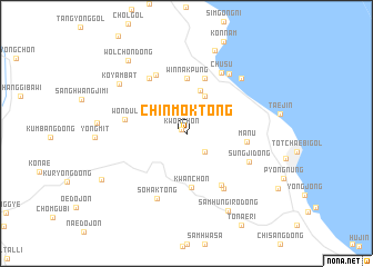 map of Chinmok-tong