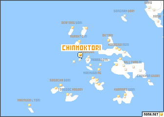 map of Chinmokto-ri