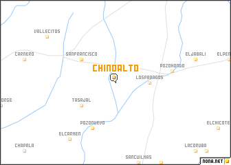 map of Chino Alto