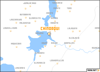 map of Chinoaqui