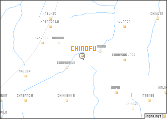 map of Chinofu