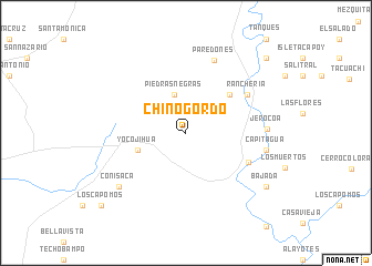 map of Chino Gordo