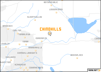 map of Chino Hills