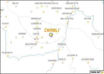 map of Chinoli