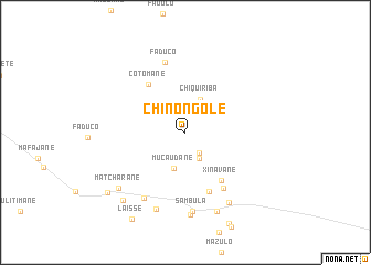 map of Chinongole