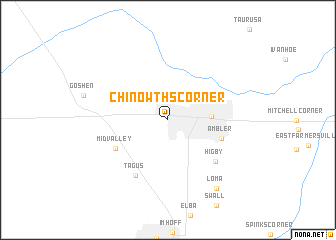 map of Chinowths Corner