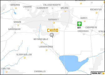 map of Chino