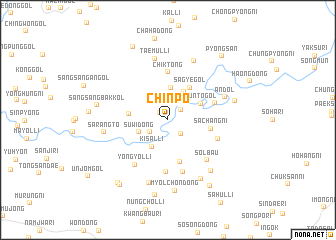 map of Chinp\