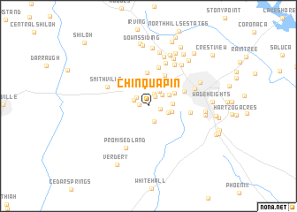 Chinquapin (United States - USA) map - nona.net