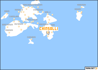 map of Chinsal-li