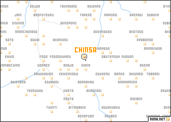 map of Chinsa