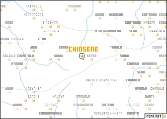 map of Chinsene