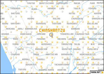 map of Chin-shan-tzu