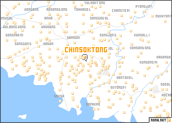 map of Chinsŏk-tong