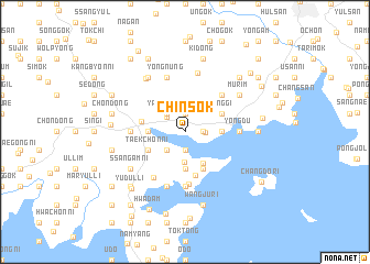 map of Chinsŏk
