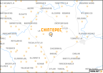 map of Chintepec