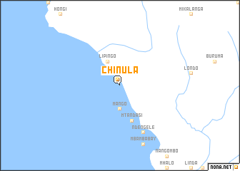 map of Chinula