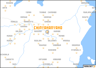 map of Chinyamanyamo