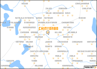 map of Chinyamba