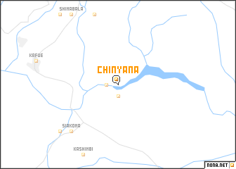 map of Chinyana