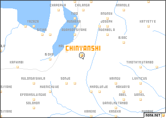 map of Chinyanshi