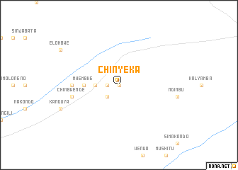 map of Chinyeka