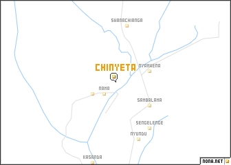 map of Chinyeta