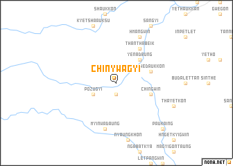 map of Chinywagyi