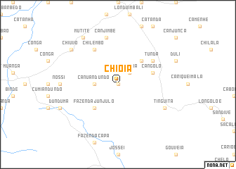 map of Chioia